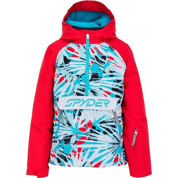 Spyder Girl's Kaia Anorak Jacket (Big Kids) Island 12 Big Kid